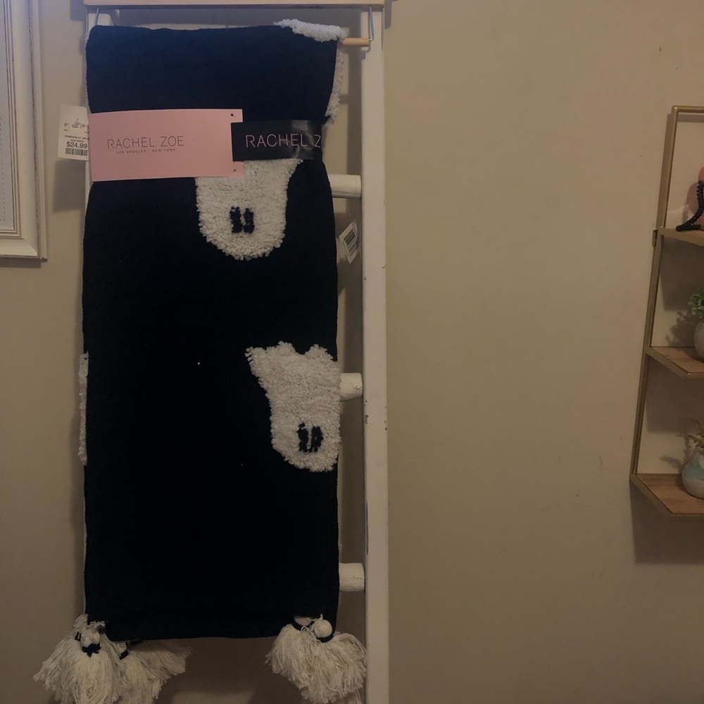 Rachel Zoe ghost throw blanket